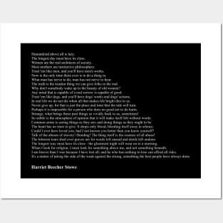 Harriet Beecher Stowe Quotes Posters and Art